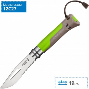 Набор-дисплей OPINEL, 14 ножей №8 OUTDOOR EARTH из нержав стали, 7 красных + 7 зеленых 001840 Набор-дисплей OPINEL, 14 ножей №8 OUTDOOR EARTH из нержав стали, 7 красных + 7 зеленых 001840